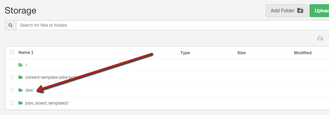 diagram showing how to host folder