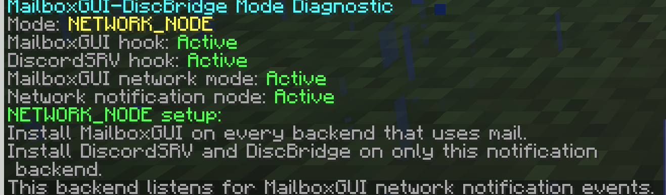 MailboxGUI-DiscBridge NETWORK_NODE mode diagnostic output