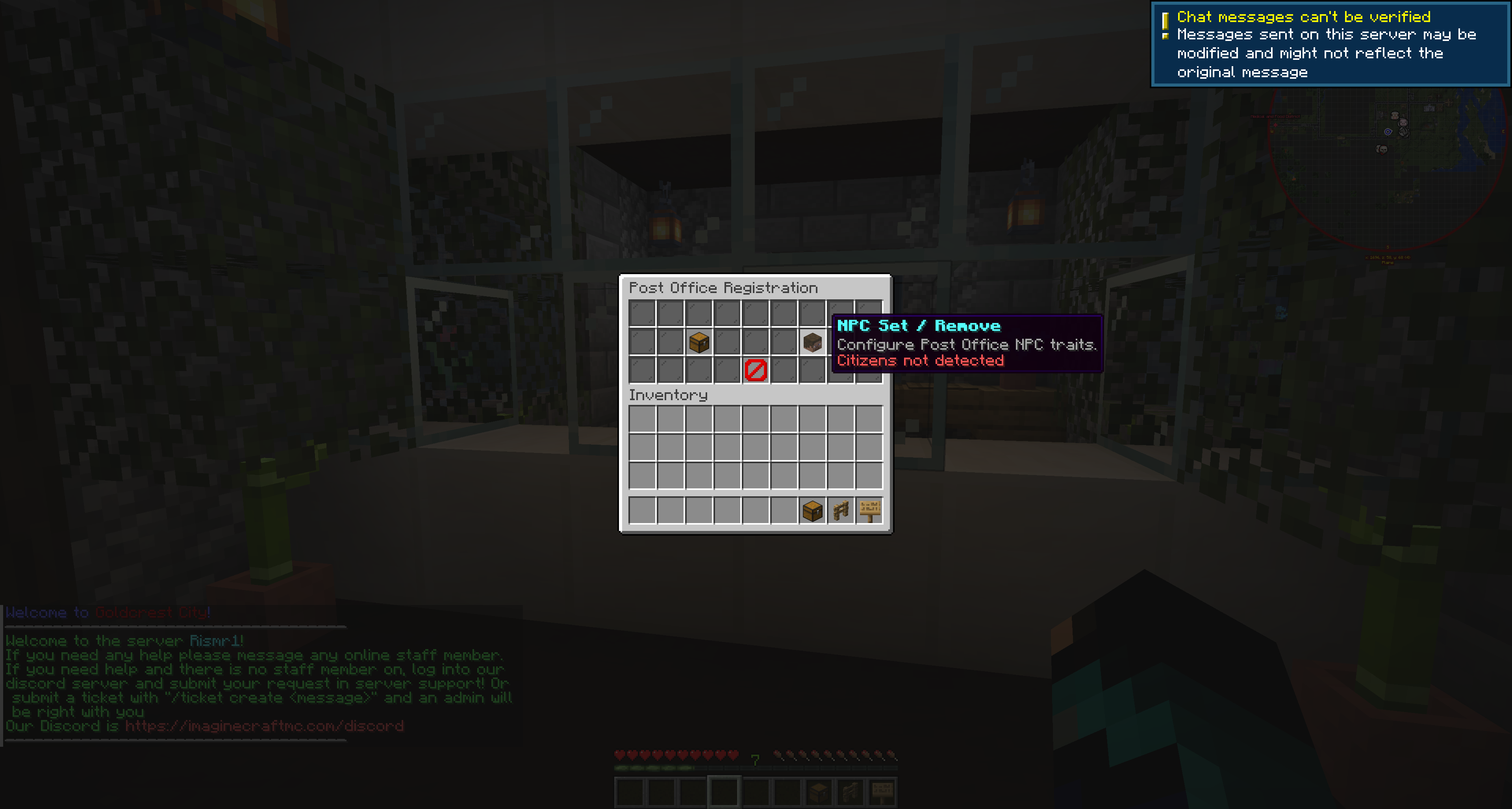 NPC tools showing Citizens unavailable when Citizens is not detected