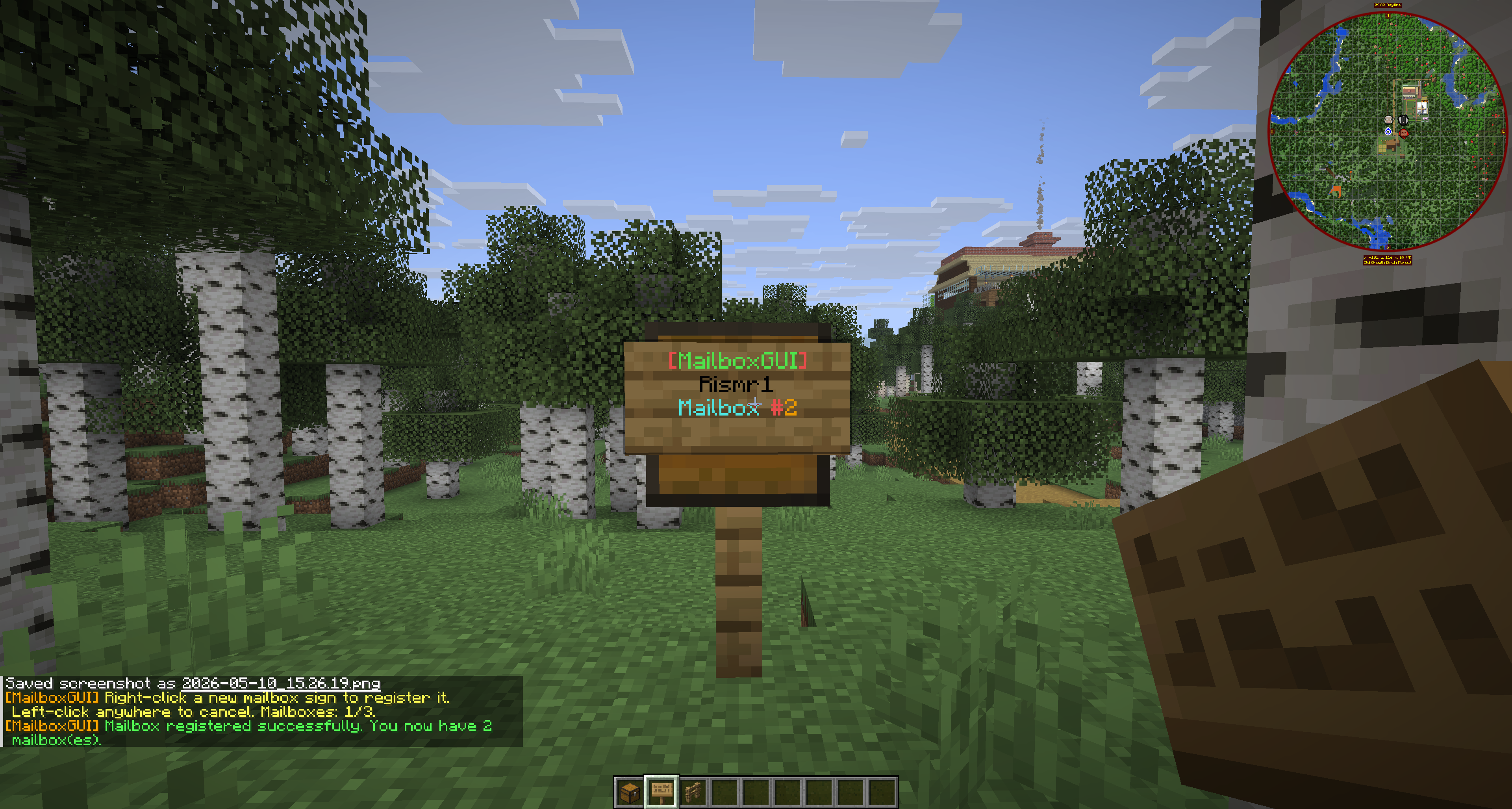Finished MailboxGUI physical mailbox build