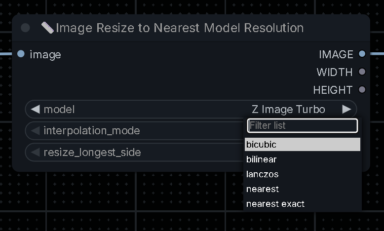 Interpolation Selection