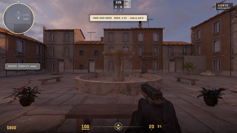 Double jump with three custom HUDs