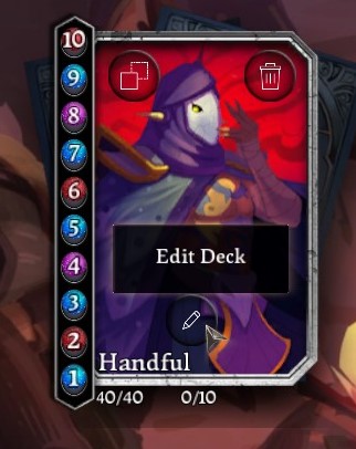 edit deck