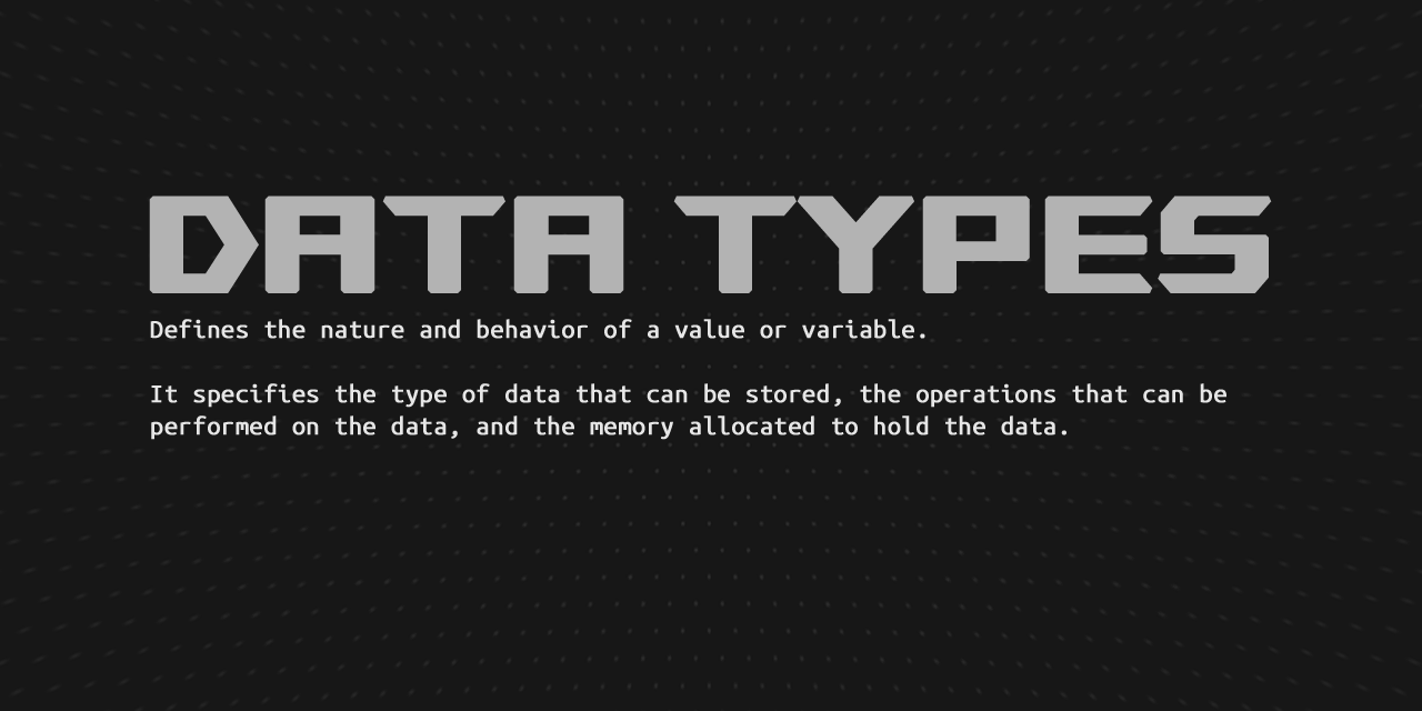 Data types