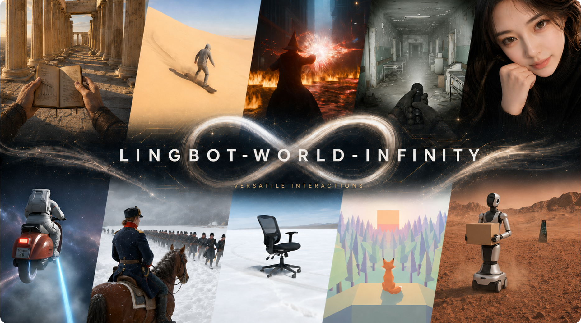 Real-Time Infinite World Generation with AI Agents