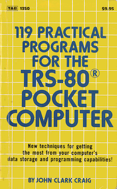 119 Practical Programs for the TRS-80 Pocket Computer