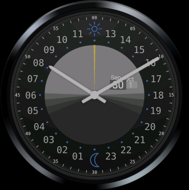 screenshot of Android Wear face