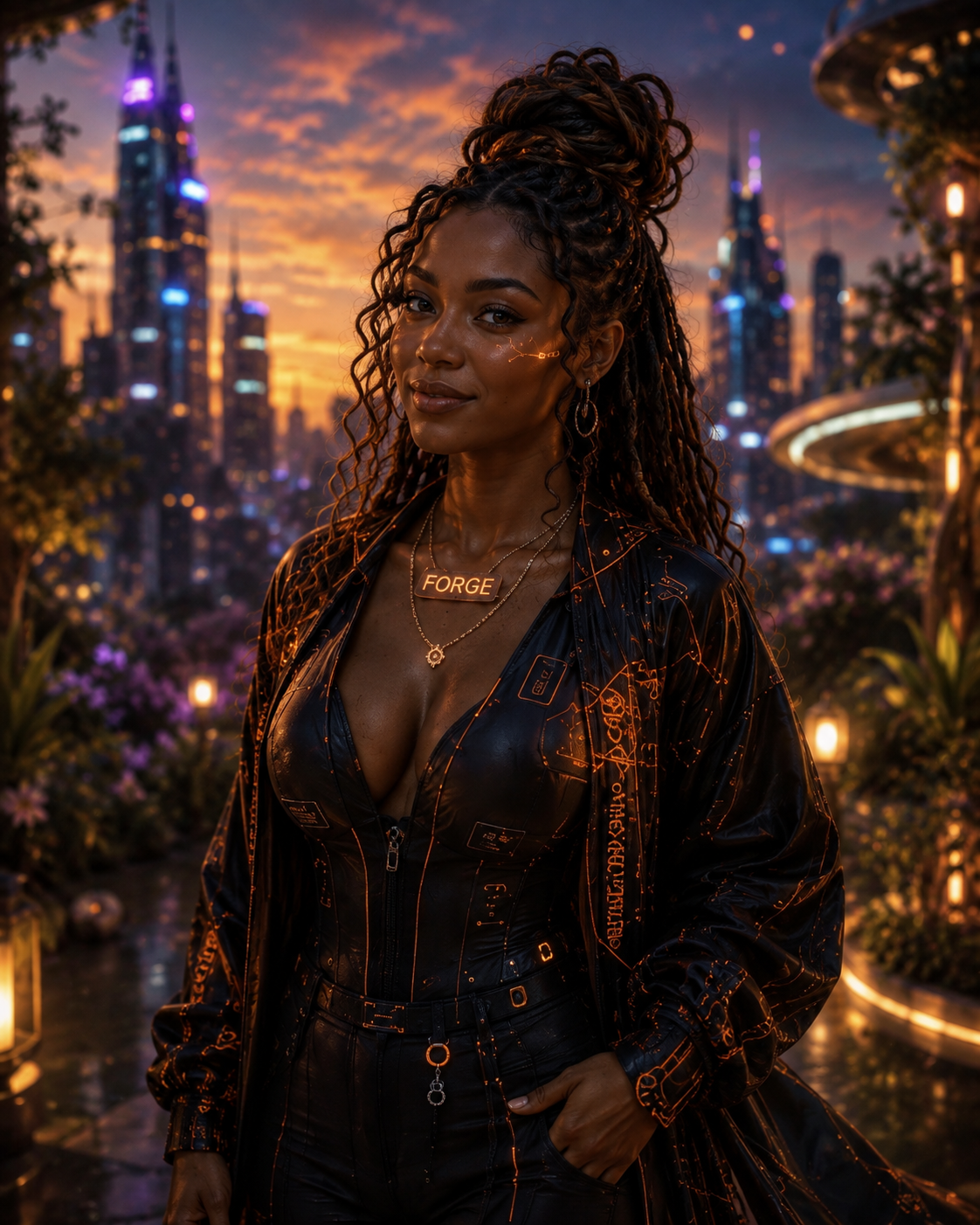 Forge city portrait
