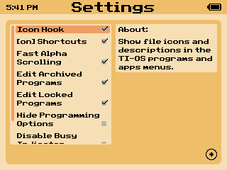 Personalized Settings