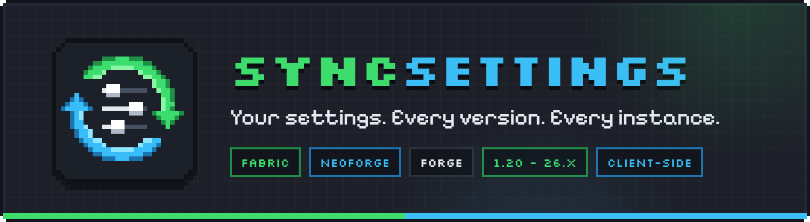 SyncSettings - Your settings. Every version. Every instance.