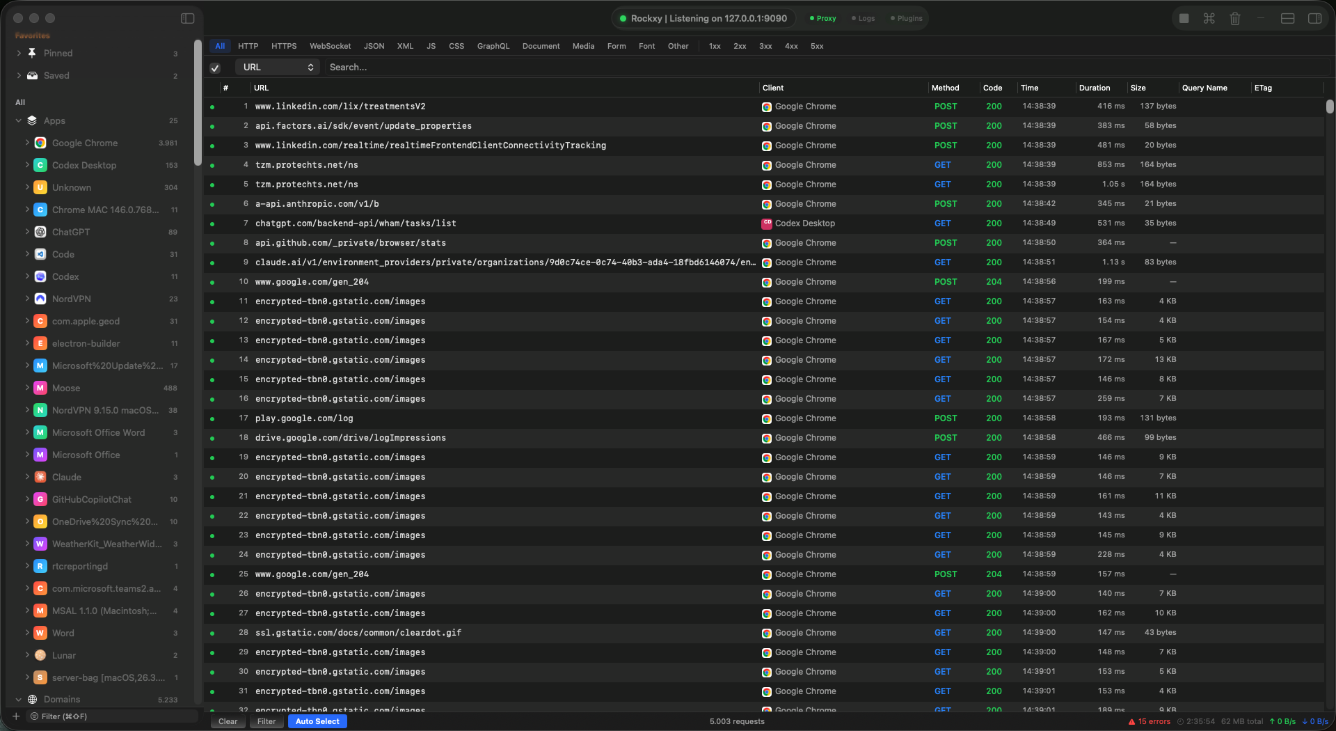 Rockxy screenshot