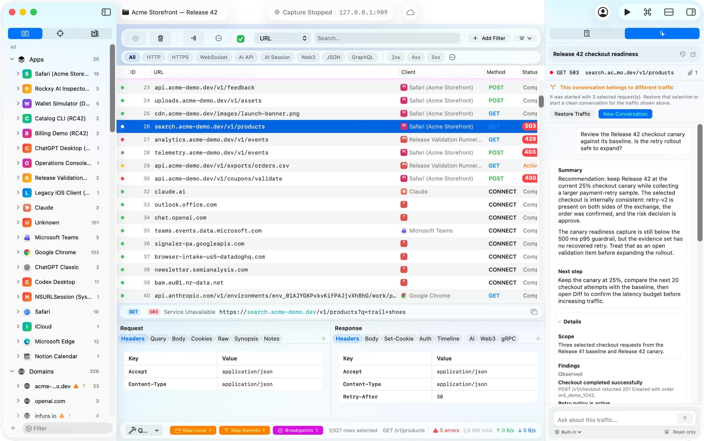 Rockxy screenshot 4