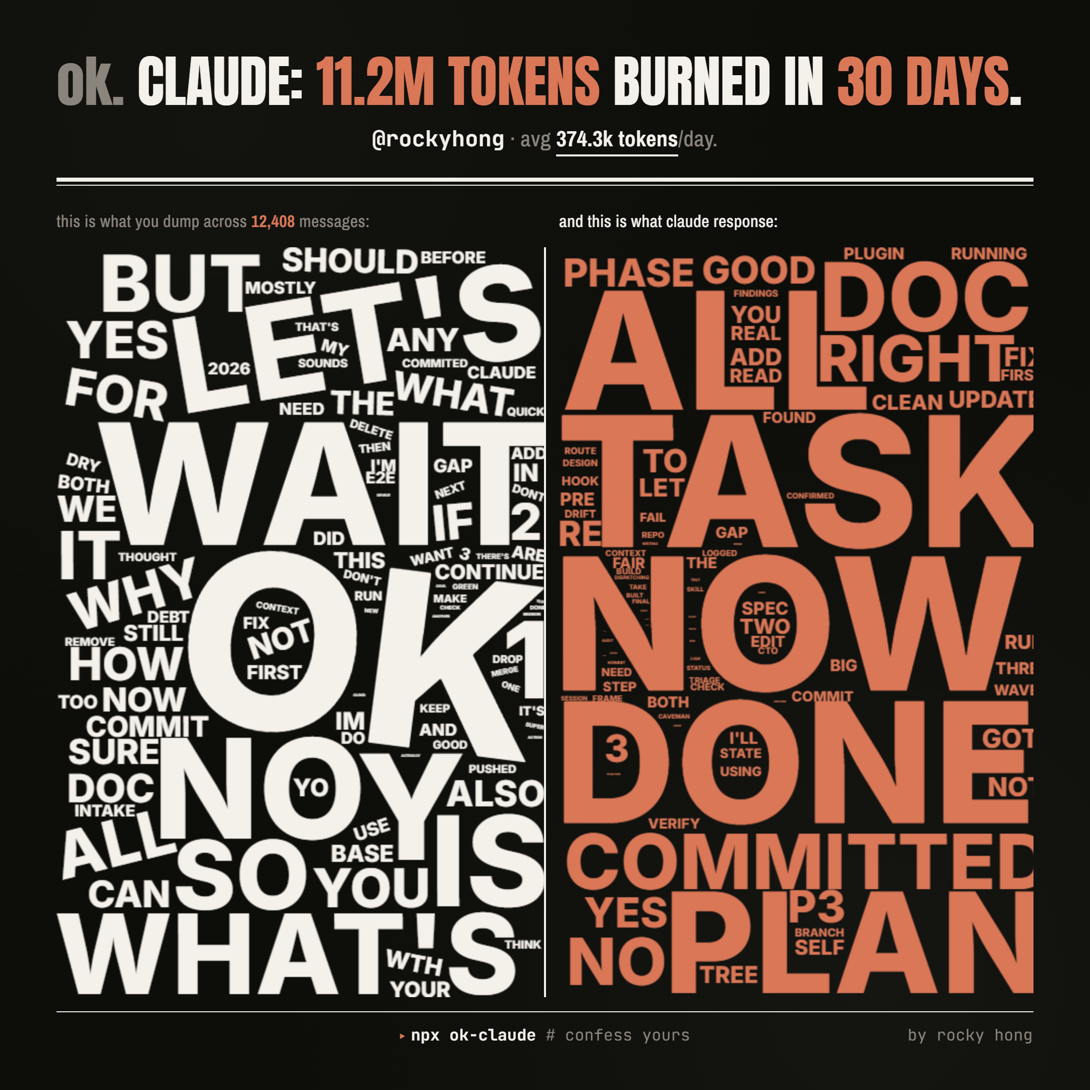 OK Claude demo wordcloud