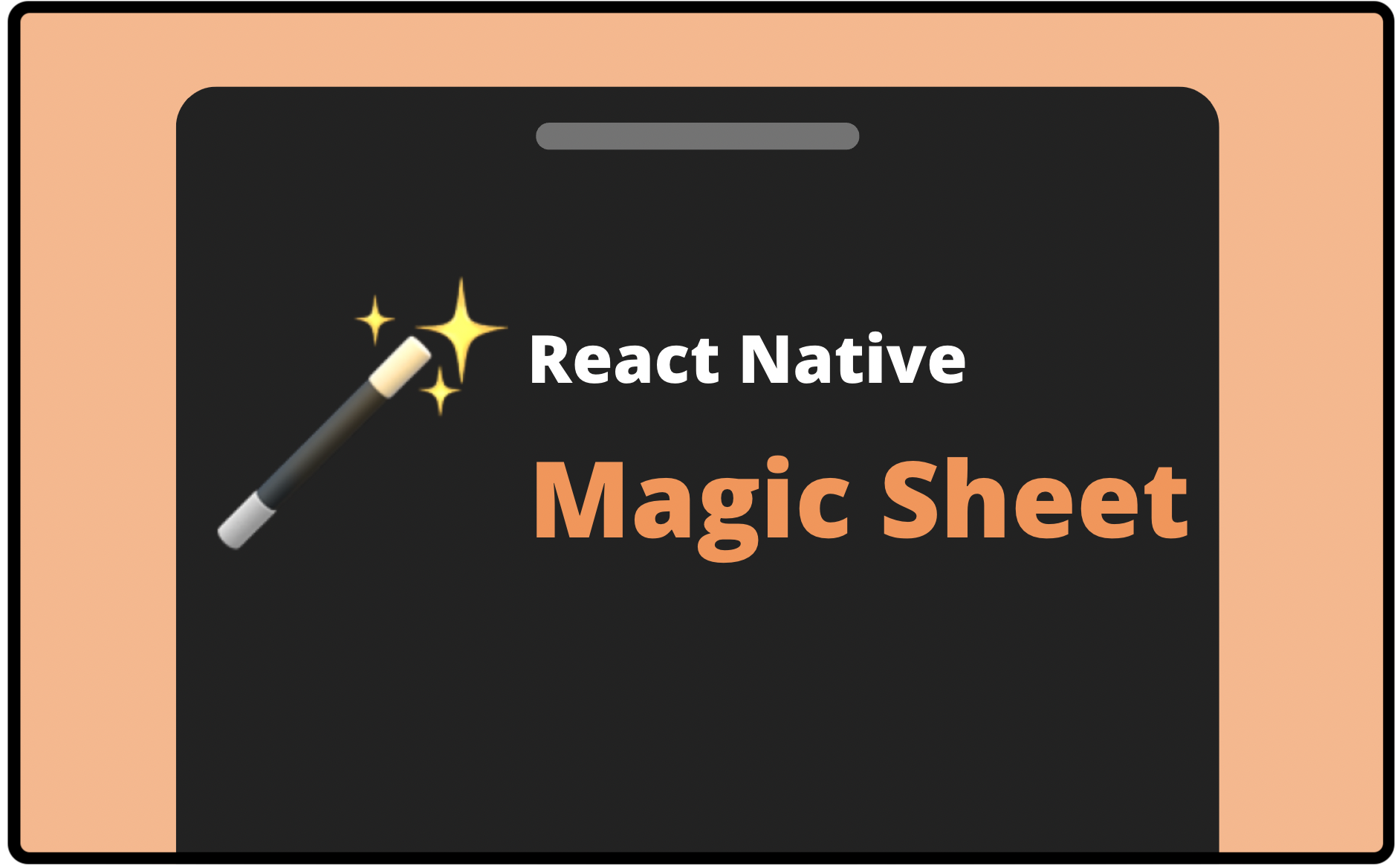 React Native Magic Sheet Cover