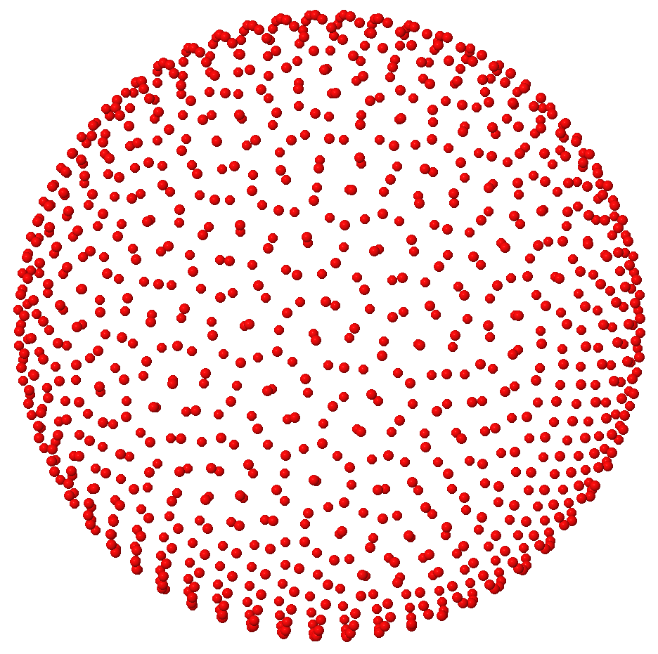 Thomson problem N = 1000