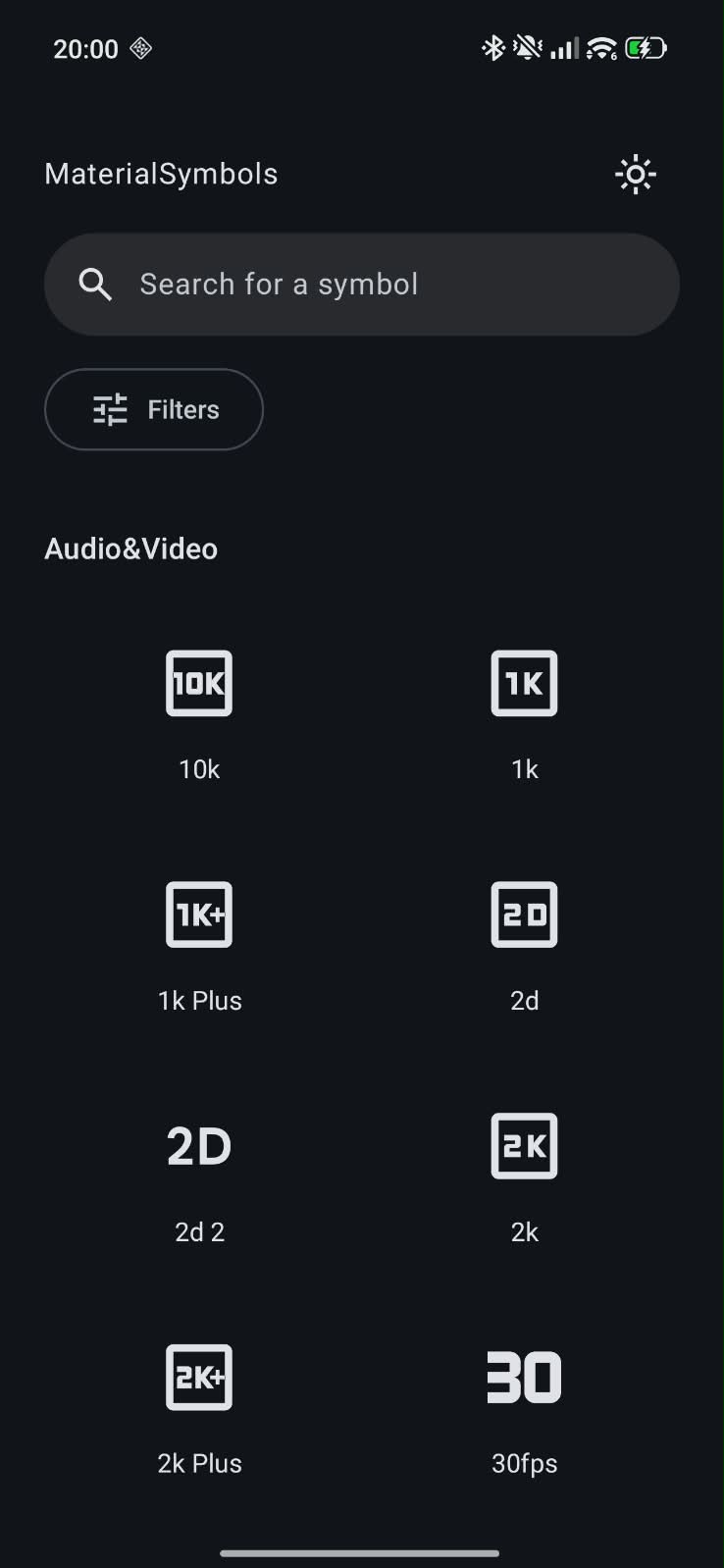 Android, dark theme