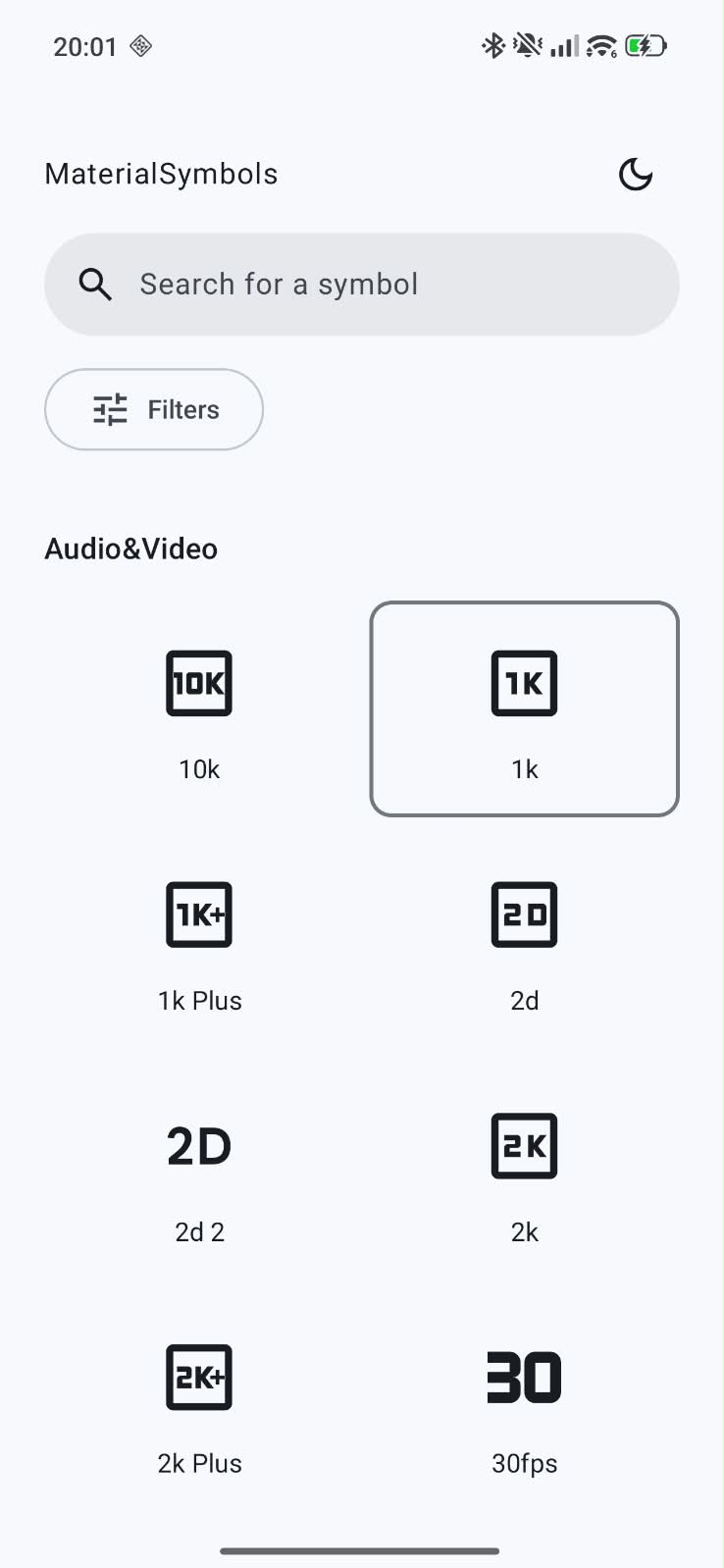 Android, light theme