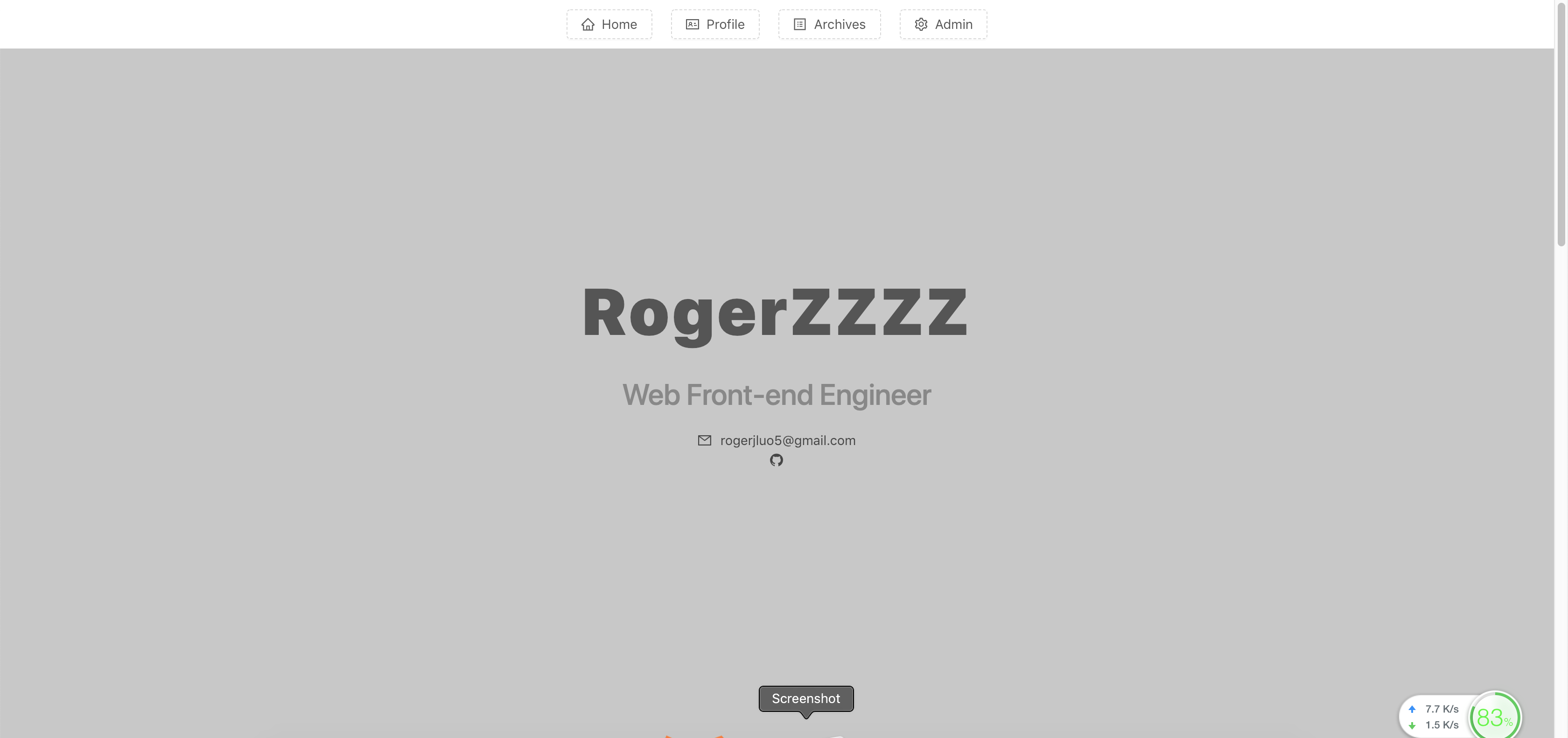 GitHub - RogerZZZZZ/blog-template: One Blog Template