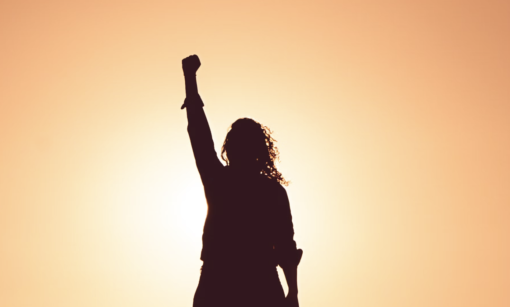 women-showing-one-hand-up-as-strong