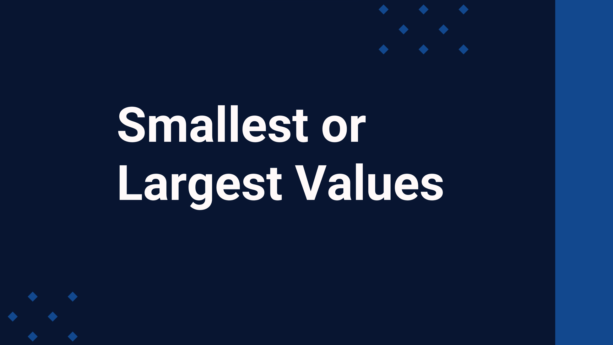 Smallest or Largest Values Questions  - CCAT Test Prep