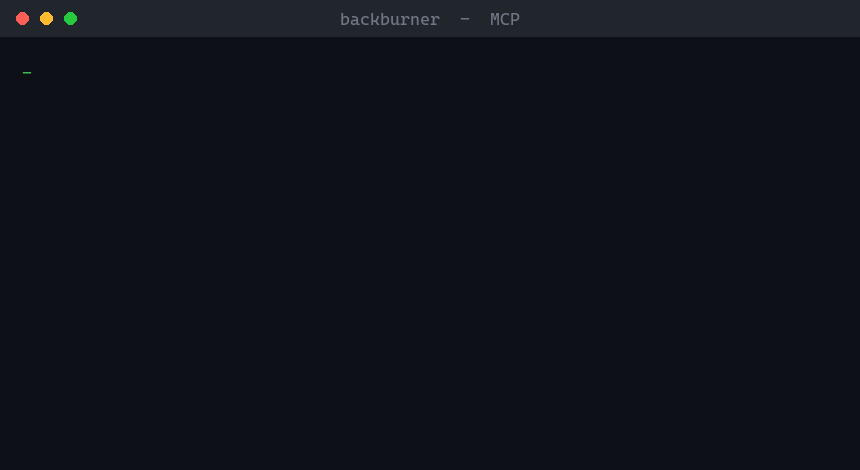 backburner demo