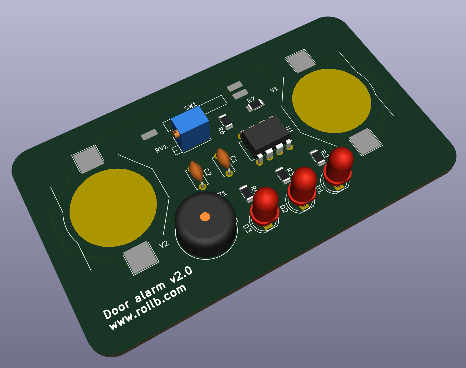 Door alarm, from the project README