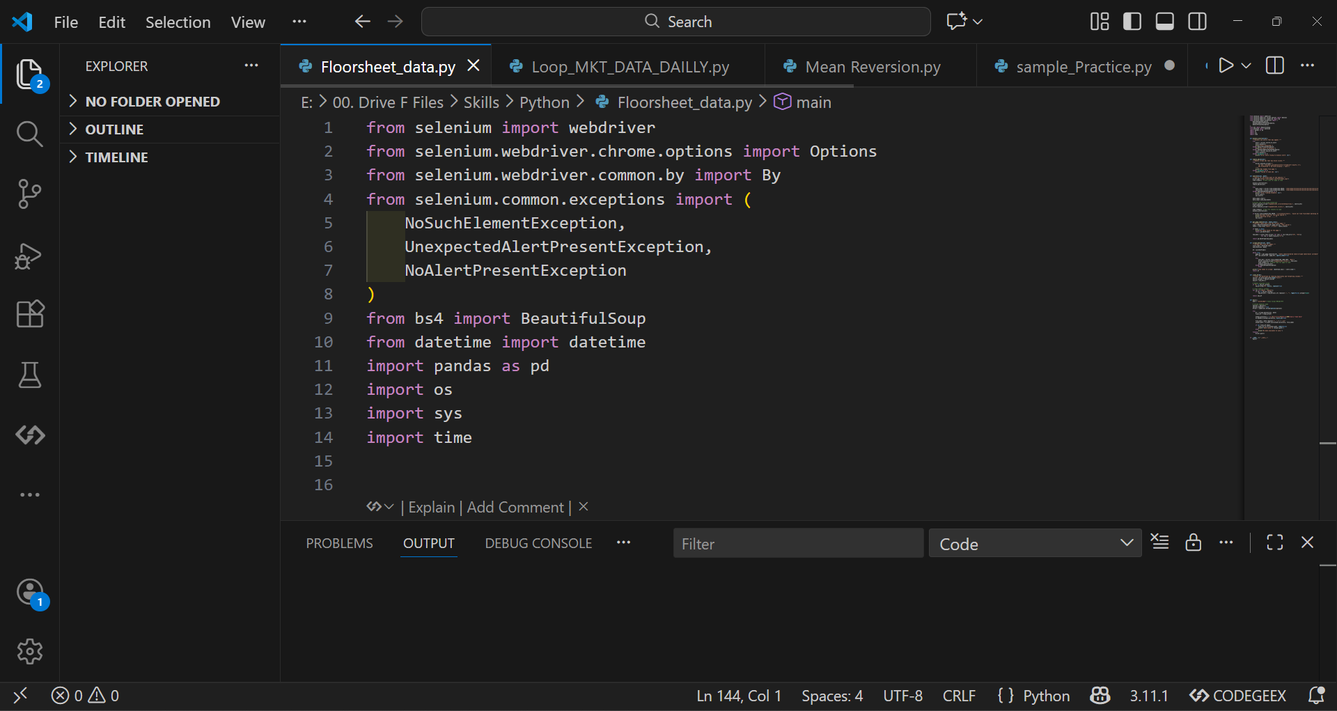 Selenium Automation Script in Action
