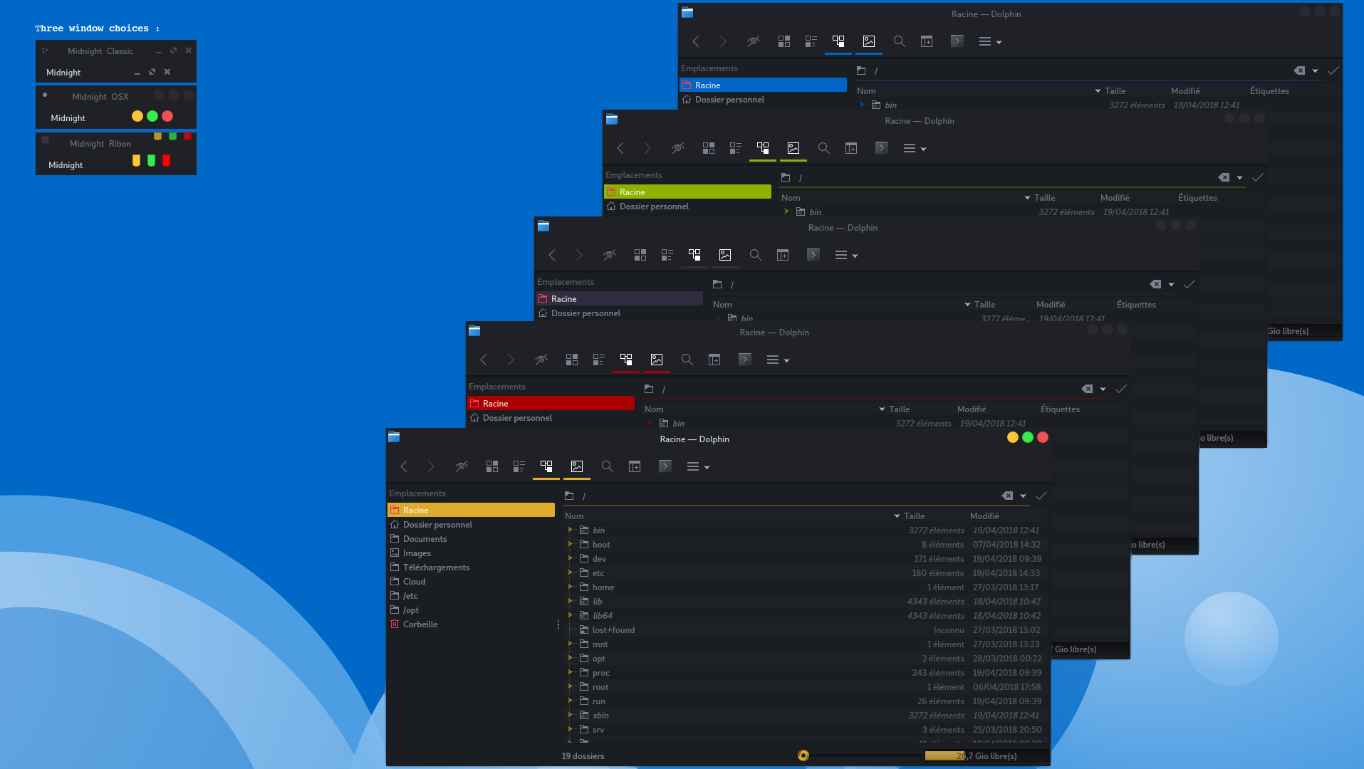 Preview Midnight KDE