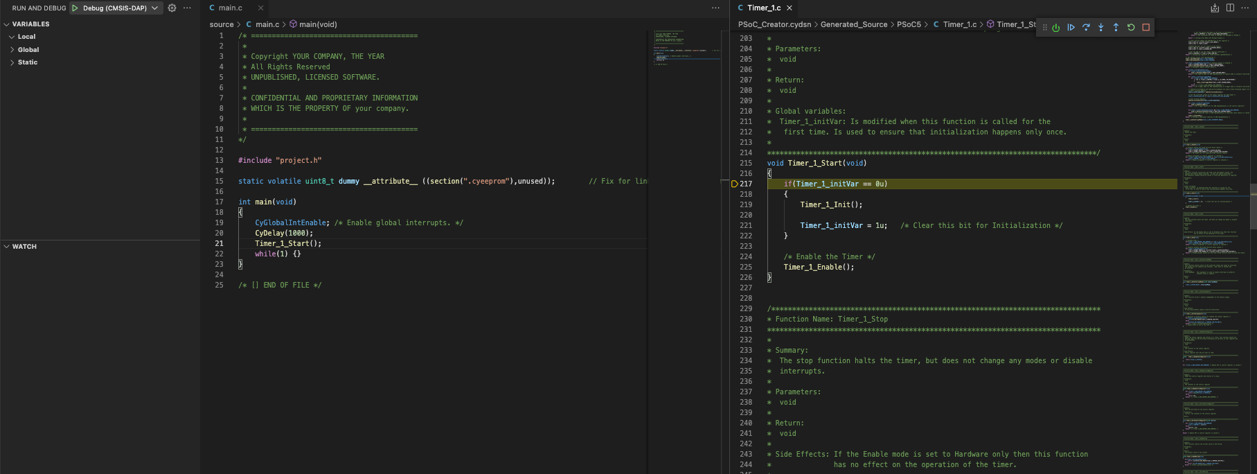 PSoC5_VS_Creator