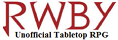 RWBY Unofficial Tabletop RPG
