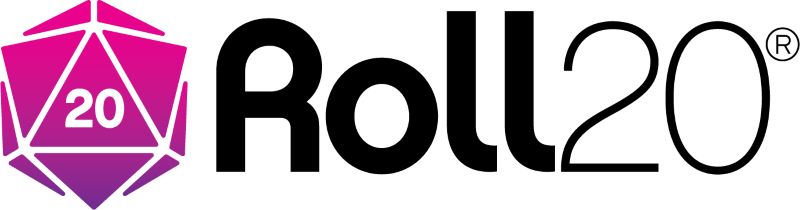 Roll20 logo of d20