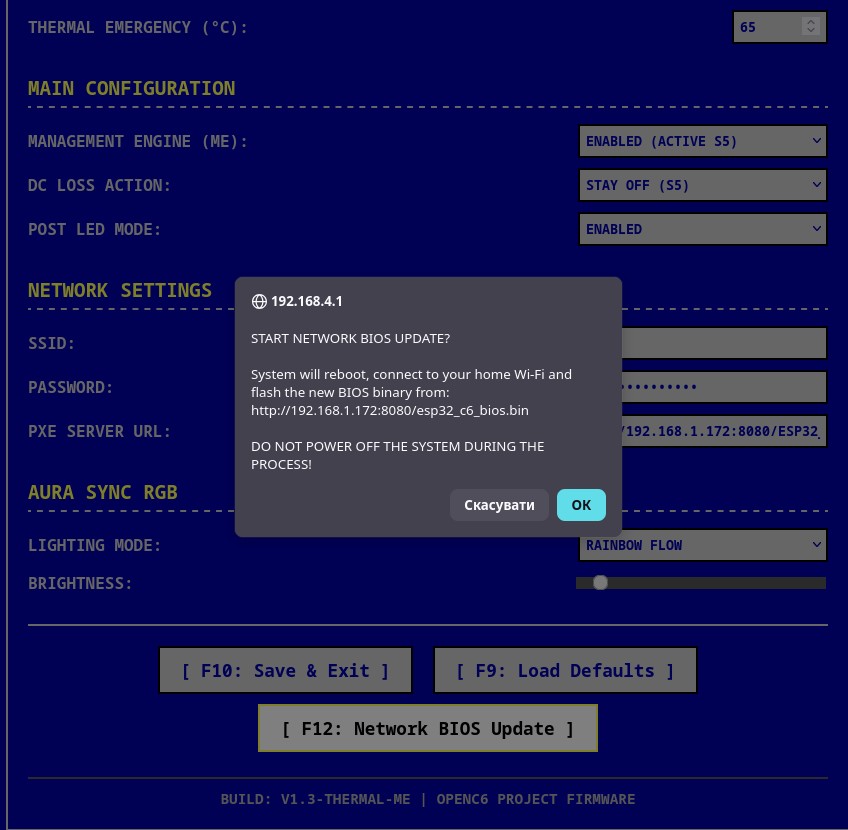 OpenC6 BIOS Update