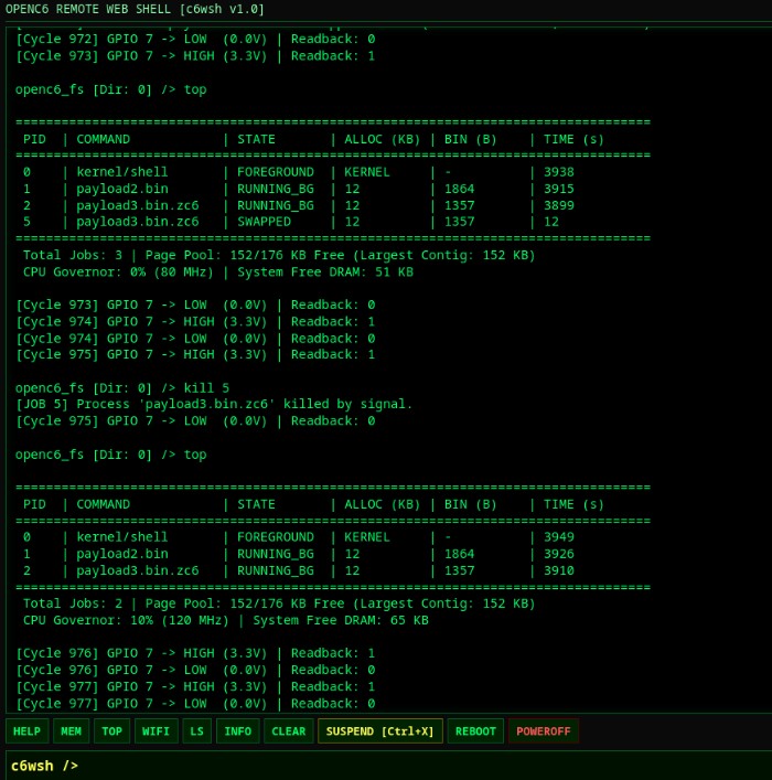 OpenC6 Process Manager