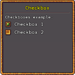 Checkbox Checkbox