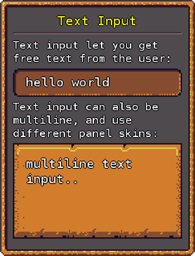 TextInput TextInput