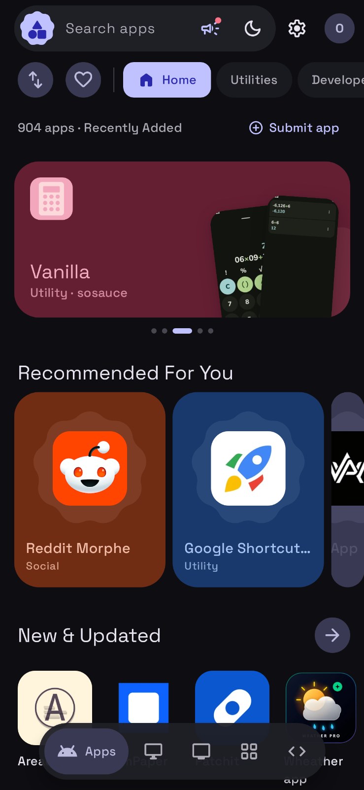 Dark theme