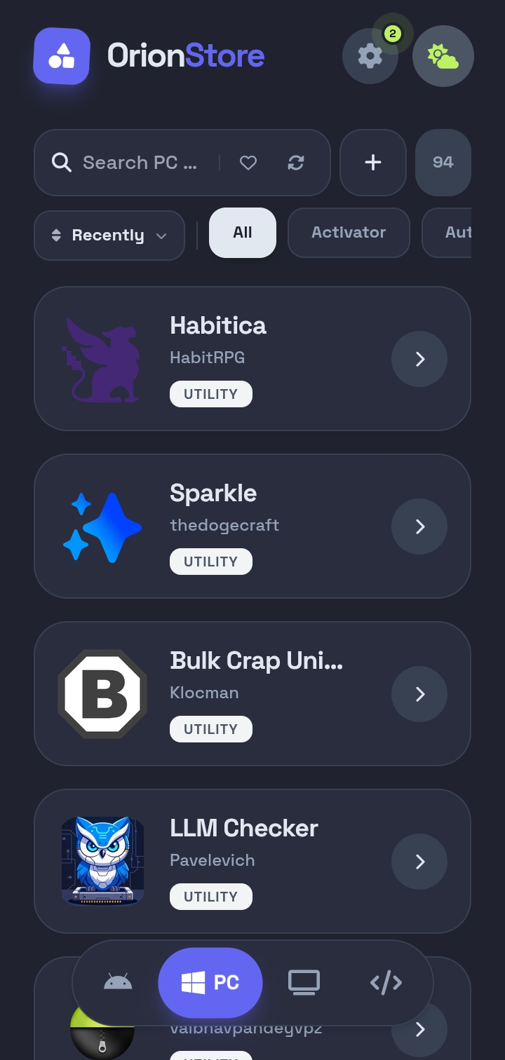 Orion Store screenshot 4