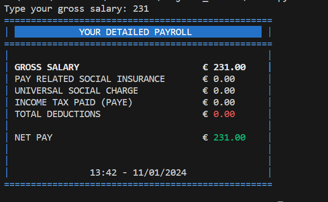 detailed fees