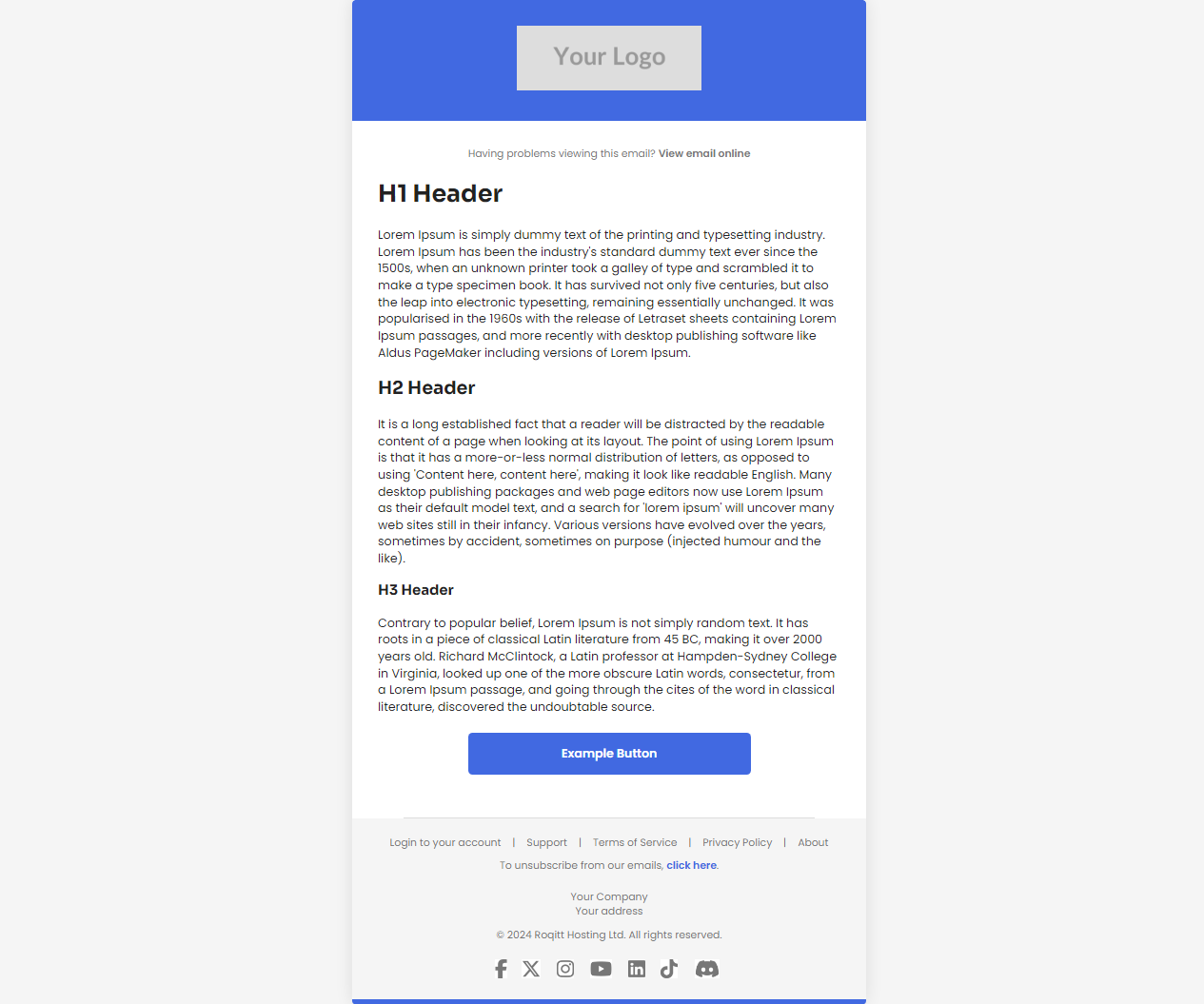 Nova Email Template