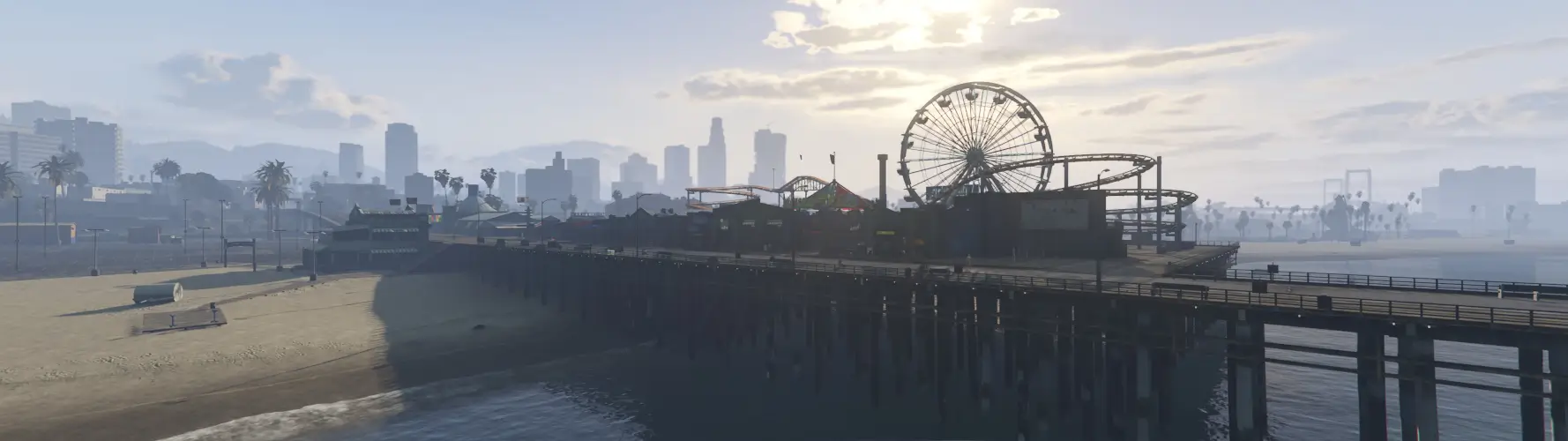 A 32:9 screenshot of Grand Theft V Enhanced