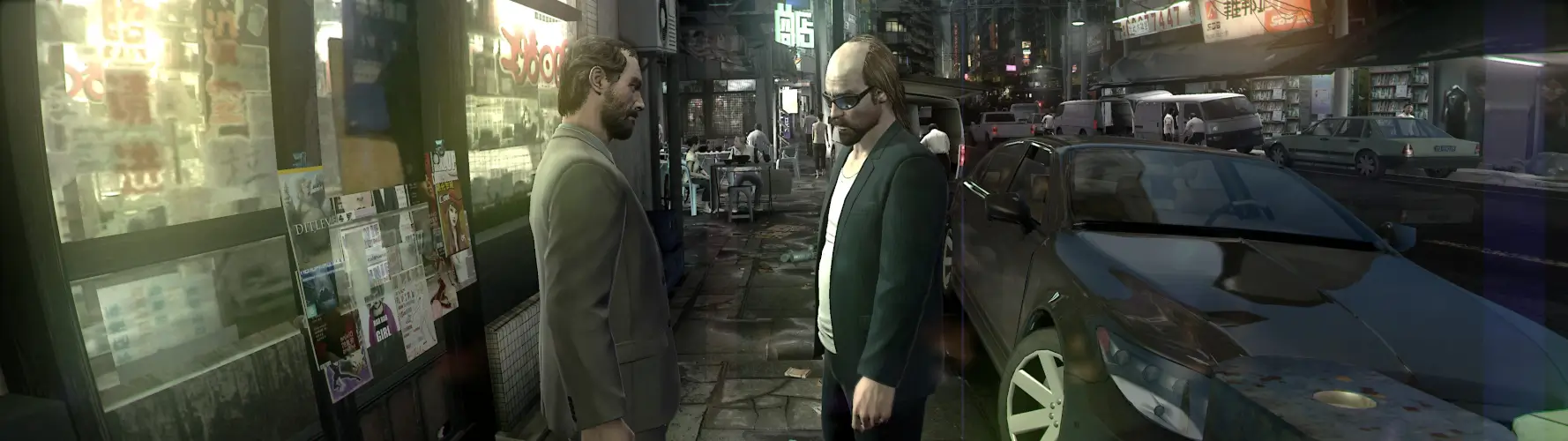 A 32:9 screenshot of Kane & Lynch 2: Dog Days