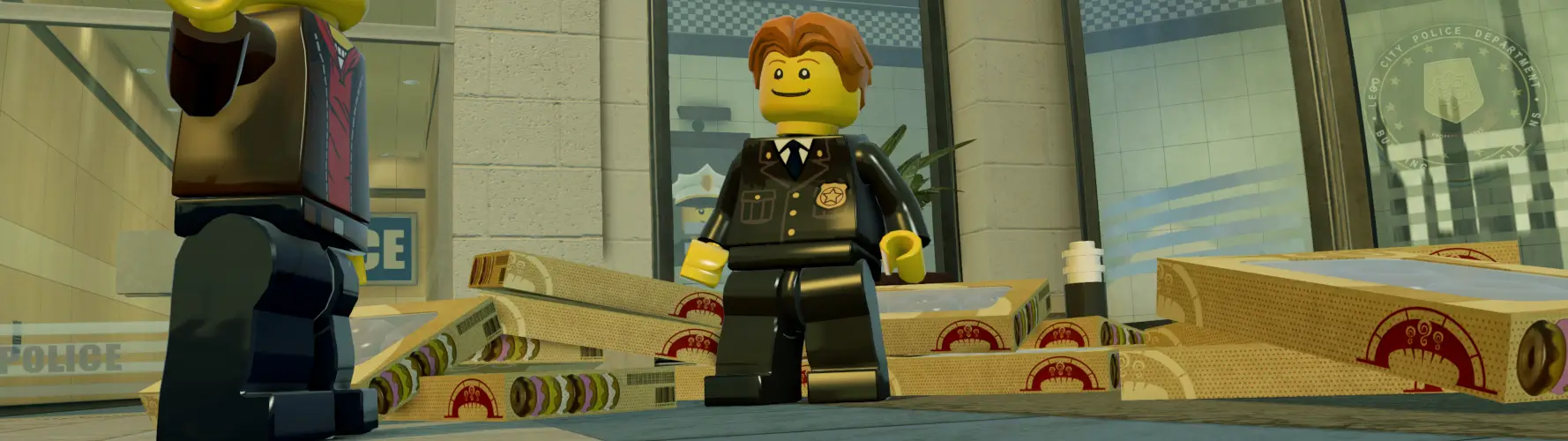 A 32:9 screenshot of LEGO City Undercover