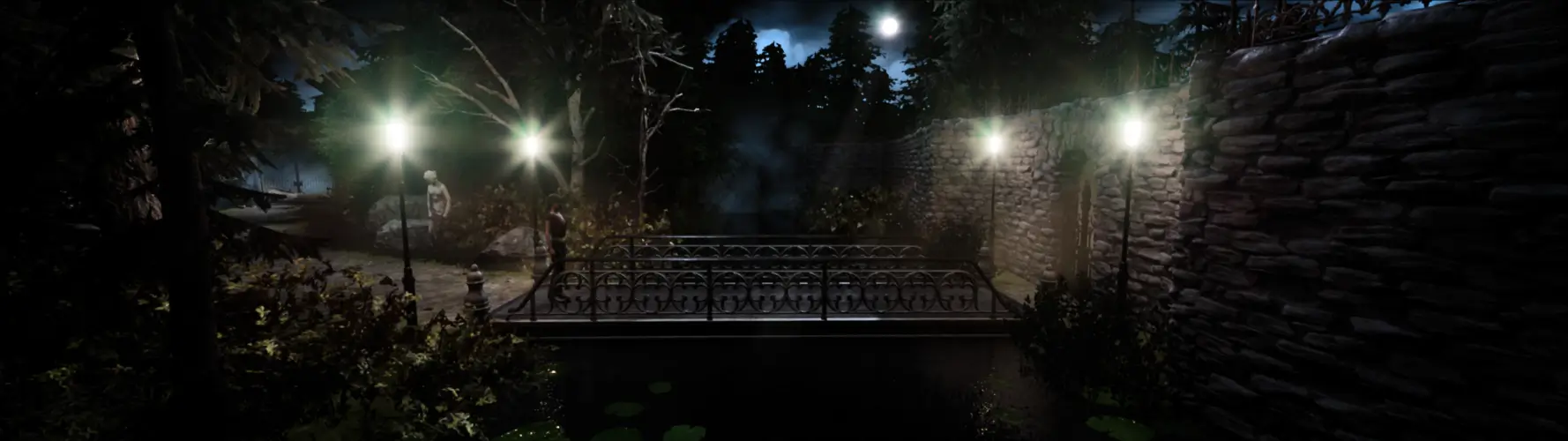 A 32:9 screenshot of The Mute House