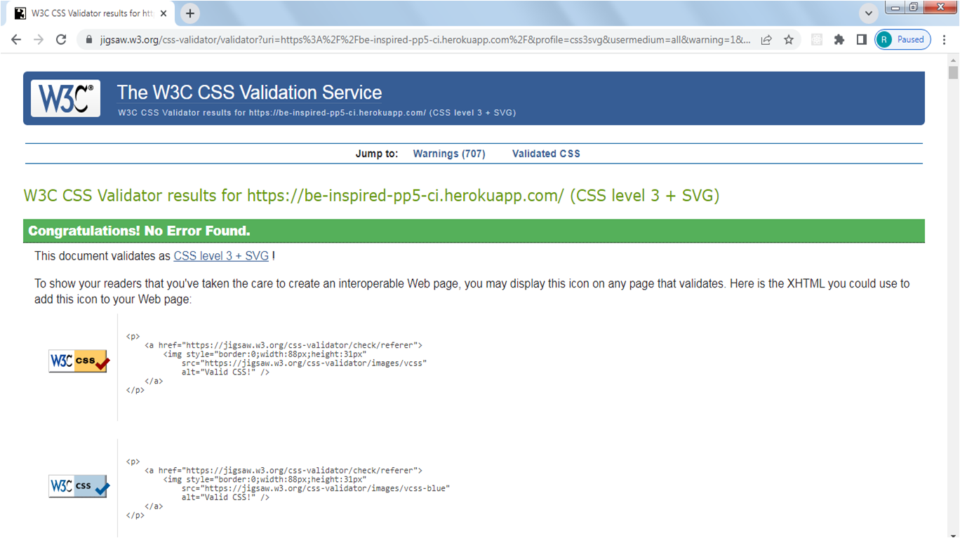 CSS Validation