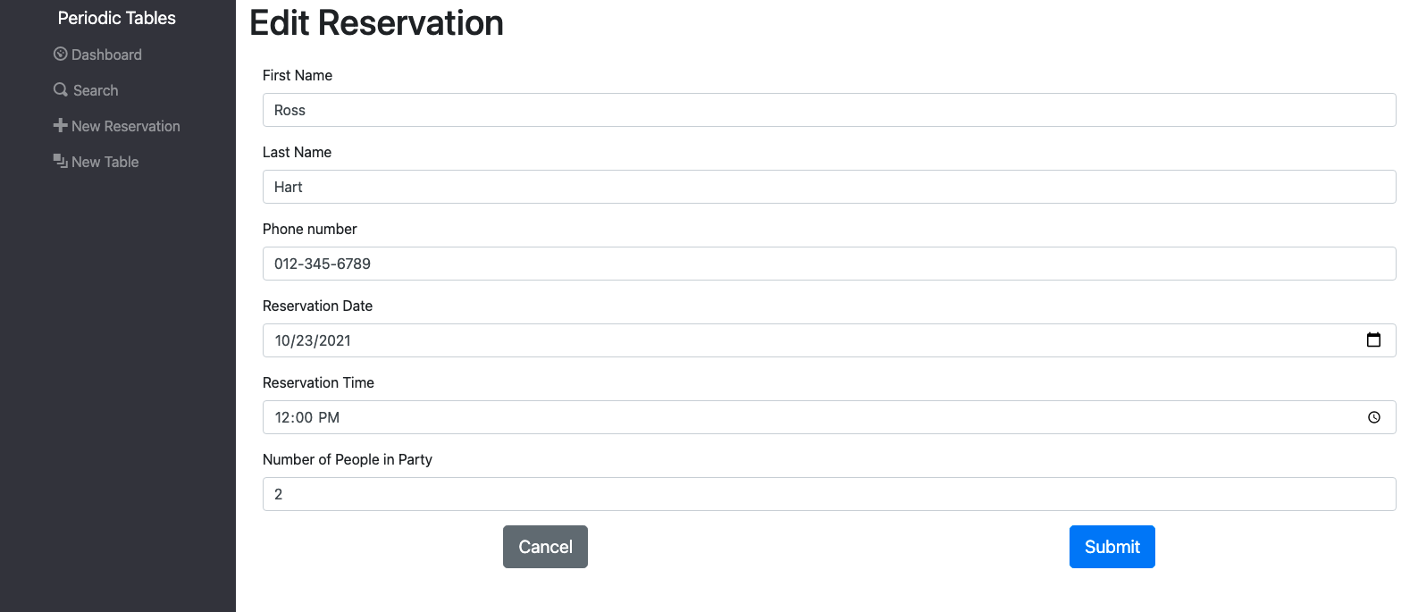 GitHub - RossHartIV/reservations-app