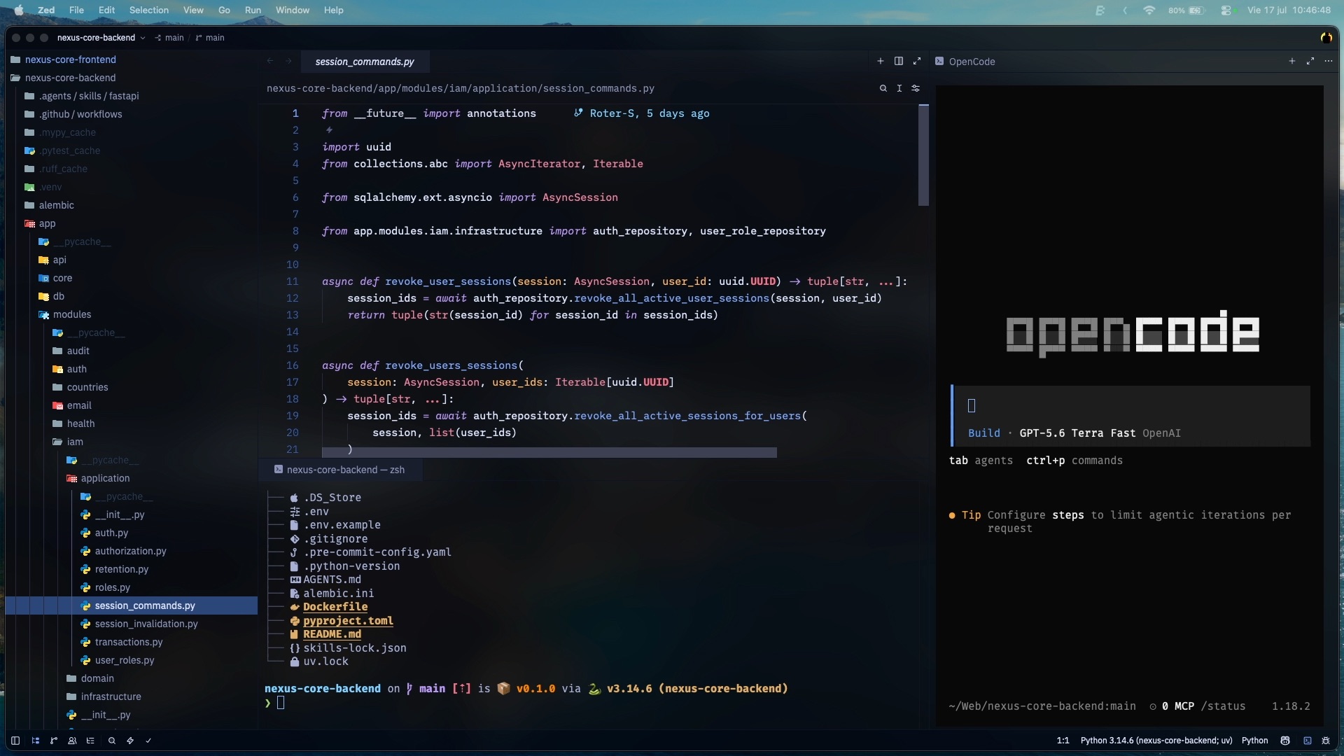 Deep Slate Translucent Theme