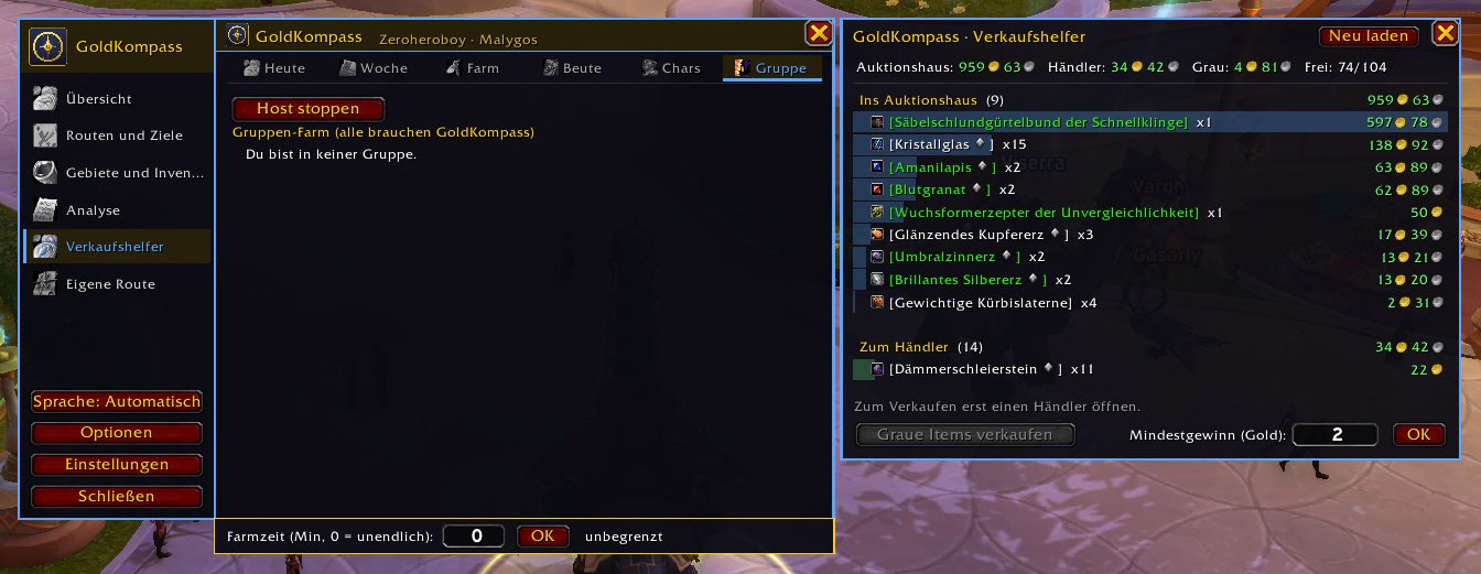 Sell helper