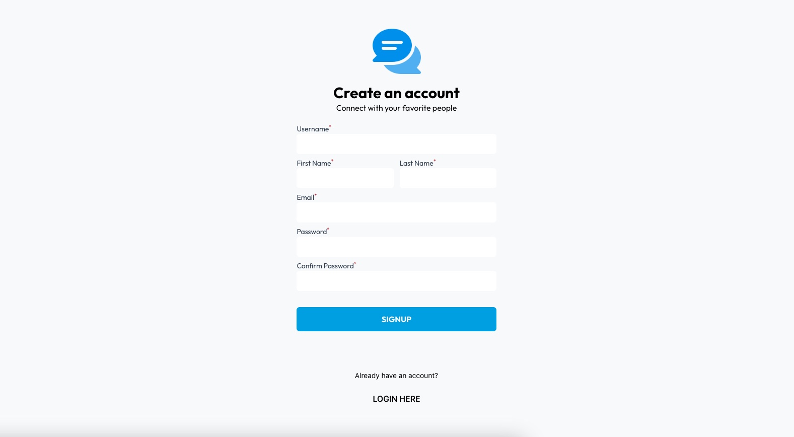 Screenshot - signup