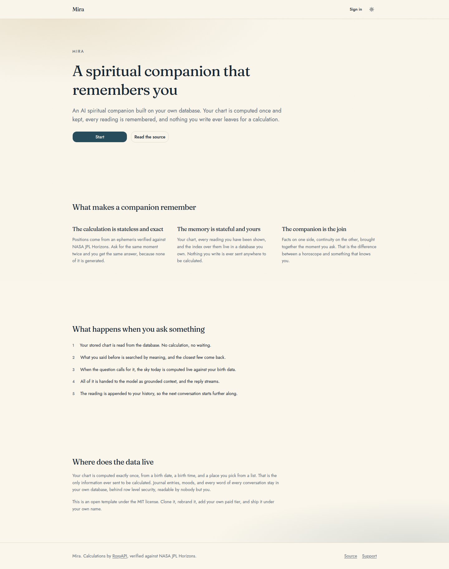 AI Spiritual Companion screenshot