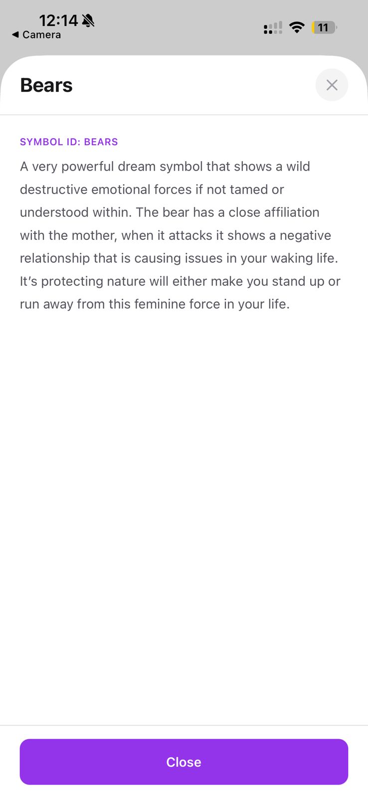 Dream Journal App screenshot